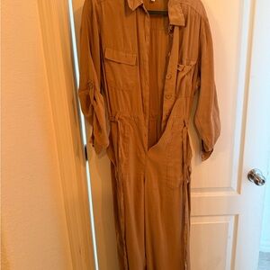 Max Studio Tan Jumpsuit